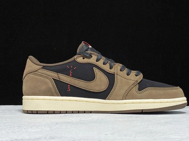 Rep Travis x 1 Mocha Air Scott CQ4277-001 OG Dark Jordan Low SP 0725